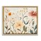 Stupell Industries Faint Florals Foliage Floating Frame, design by Petal Prints Design
